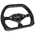 CONSPIT DX320 D formos vairas &ndash; 320 mm Alcantara rankena, anglies pluo&scaron;tas, RGB