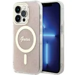 Guess GUHMP15LH4STP Hardcase Apple iPhone 15 Pro 6,1 inch Rožinis IML 4G MagSafe