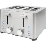 ProfiCook PC-TA 1252 4 riekelių skrudintuvas, nerūdijantis plienas, 1500 W