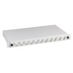 EFB Electronics Splice Box 6x LC-Duplex SM Extendable 1U Rack Mount Partially Equipped