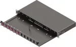 ZVK EasyLan Fiber Optic Patch Panel Basic LSB0A224 Grade C 1U 12 Ports 6x LC-Duplex OM4