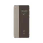 Huawei P40 Smart View Flip Cover Case Khaki