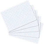 Herlitz kortelės A7, languotos 5 mm, 170 g/m&sup2;, baltos, 100 vnt. (10621431)
