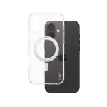 PanzerGlass CARE&trade; by &reg; Dėklas Skaidrus su Sidabriniu Stovu ir MagSafe iPhone 16 Plus