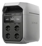 Ne&scaron;iojama elektrinė stotelė EcoFlow DELTA 3 Plus &mdash; LiFePO4 1024 Wh, 1800 W, 4 AC lizdai, 12,5 kg