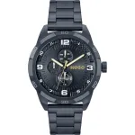 HUGO vyrų laikrodis 1530278 45mm nerūdijančio plieno chronografas