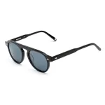 BELSTAFF LARSSON-NEGRO Unisex akiniai 49/21/145 mm Juodas rėmas Pilki lę&scaron;iai UV400