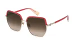 FURLA SFU623-57594Y Moteri&scaron;ki Cat Eye Akiniai nuo Saulės Havana/Ruda Gradient 57mm