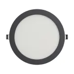 SYNERGY21 LED Ultra Slim Panel Light V6 24W Dual White (CCT) Black 24V