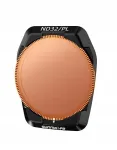SUNNYLIFE Hybrid 2in1 Polarizing PL + Gray ND32 Filter for DJI Air 3 / 3S + Case Fi923-32p