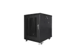 Laisvai pastatomas serverinis stovas Lanberg FF01-6815-23B, 19U, 800 kg, juodas
