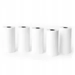 LOVEINSTANT White Thermal Paper Roll 53mm x 6.5m 5-Pack for Love Instant X6/S1, Phomemo T02/M02x