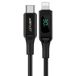 ACEFAST MFI USB-C į Lightning laidas 1,2 m 30W 3A juodas (C6-01 Black)