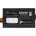 SilverStone SST-ST50F-ES230 v2.0 Strider Essential maitinimo blokas, 500 W, ATX12V, 80 PLUS 230V EU, aktyvus PFC, juodas