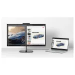 HP OmniStudio X 27-cx0452ng 27 colių QHD IPS All-in-One kompiuteris - Intel Core Ultra 5, 24GB DDR5 RAM, 1TB SSD, Windows 11 Home, baltas