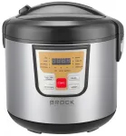 Brock MC 1000 daugiafunkcis puodas, 5 l, 900 W, 10 programų, LED ekranas, juodas/sidabrinis