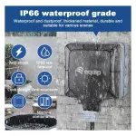 EQUIP pavir&scaron;iaus montavimo dėžutė 1 prievado Keystone neekranuota lauko pilka IP44