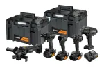 DEWALT DCD86M+DCF86M+DCF99M+DCF92M+DCG45M akumuliatorinis komplektas 3x5.0Ah