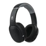 Ausinės Skullcandy Crusher Evo &ndash; belaidės ir laidinės vir&scaron;ugalvinės ausinės, Bluetooth 5.0, 40 h baterija, USB-C, 3,5 mm, sulankstomos, juodos