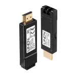 HDMI siųstuvas-imtuvas Lindy 300m &Scaron;viesolaidinis HDMI 4K30 Prailgintuvas