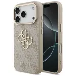 GUESS 4G Big Classic Logo dėklas, skirtas Apple iPhone 17 Pro / 18 Pro - rožinio aukso