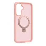 Evelatus Samsung Galaxy A17 4G / A17 5G Shield Case su MagSafe ir stovu, matinė &scaron;viesiai rožinė
