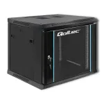 Tinklo stovas QOLTEC 9U modelis 54466 &mdash; atviras rėmas 9U serverio/įrangos montavimo spinta