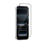 CRONG OptiRed grūdinto stiklo iPhone 17 Pro ekrano apsauga &ndash; 9H kietumas, mėlynos &scaron;viesos filtras, anti-glare, 2,5D kra&scaron;tai, oleofobinė danga