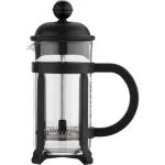 Bodum PRESS JAVA French Press kavos virimo aparatas, 0,35 l, 3 puodeliai, juodas