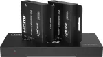 InLine&reg; 1x2 Cat.6 HDMI vaizdo skirstytuvas/ilgintuvas 4K/30Hz rinkinys