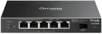 TP-LINK SG2206MP L2 Gigabit Ethernet PoE jungiklis 5 prievadų (5x Gigabit, 1x SFP, PoE+ 4 prievadai, 63W biudžetas)