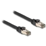 Tinklo kabelis DeLOCK RJ45 Cat.6A 5m Juodas