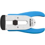 KNIPEX 12 85 110 SB &scaron;viesolaidžio nuėmimo ir apvalkalo nuėmimo įrankis (mėlynas/baltas)