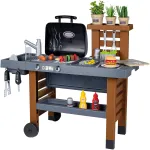 Virtuvėlė žaidimams Garten Kitchen, pilka/ruda
