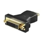 Wentronic Goobay HDMI į DVI-D adapteris, HDMI male į DVI-D female, auksuoti kontaktai, juodas, 2560x1600 68930