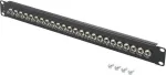 Renkforce RF-4541184 19 inch 1U BNC patch panelis, 16 prievadų, juodas