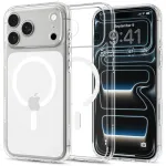 Spigen Ultra Hybrid MagSafe dėklas iPhone 18 Pro / 17 Pro - Crystal Clear White
