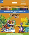 BIC spalvoti pie&scaron;tukai Kids Smooth 24 spalvų rinkinys
