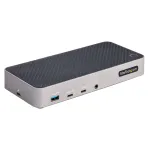 StarTech.com USB-C trijų monitorių dokavimo stotelė &ndash; HDMI/DP trigubas 4K USB-C dokas &ndash; 5x USB &scaron;akotuvas &ndash; GbE &ndash; 100W PD &ndash; universali kelių monitorių dokavimo stotelė &ndash; suderinama su Thunderbolt 3/4