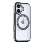 Apsauginis dėklas Torras Ostand R Fusion iPhone 16 Plus &mdash; Juodas, plonas kietas korpusas