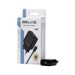 Beline Beli02174 30W USB-C į Lightning įkroviklis su juodu kabeliu