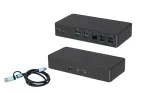 i-tec USB 3.0 / USB-C / Thunderbolt 3 Professional Dual 4K Display Dock 2-os kartos stotelė su Power Delivery 100W
