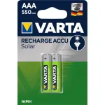Varta Recharge Accu Solar AAA 550 mAh NiMH akumuliatoriai, 2 vnt. (56733101402)