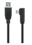 Microconnect USB3.1CA05A USB laidas USB 3.2 Gen 1 (3.1 Gen 1) 0.5 m USB A USB C Juodas