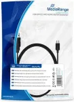 Audio kabelis MediaRange MRCS189 1,5 m 3,5 mm Juodas