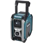 Makita MR007GZ akumuliatorinis statybvietės radijas, DAB+/FM, 18V-40V, juodas/žalias