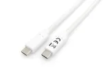 Equip USB 3.2 Gen 1 Type-C į C laidas, M/M, 1 m, baltas