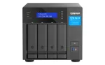QNAP TVS-H474 NAS bok&scaron;tinis Intel&reg; Pentium&reg; G7400 8 GB DDR4 0 TB QuTS hero Juoda
