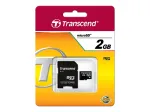 Flash atminties kortelė Transcend 2GB MicroSD TS2GUSD