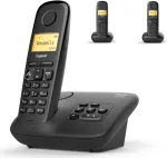 Belaidis DECT analoginis telefonas Gigaset A270A juodas